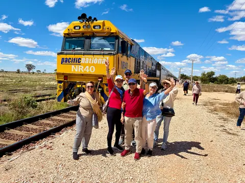Photo 2 de la galerie L’AUSTRALIE GRAND LUXE Le train Indian-Pacific