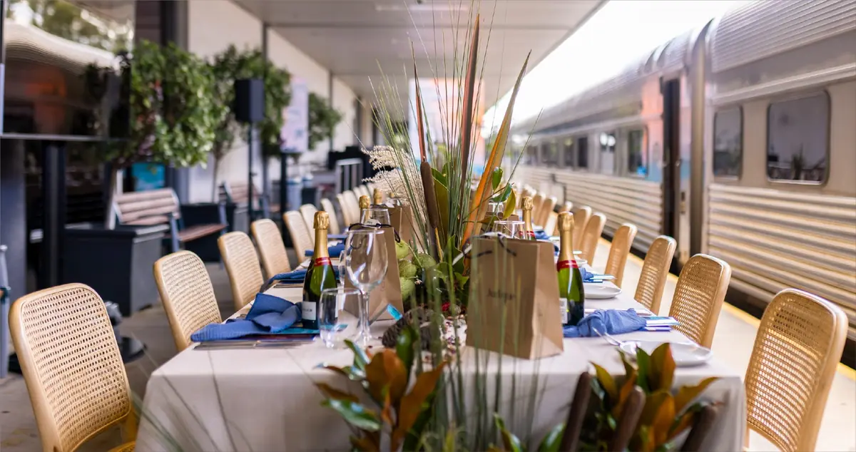 Dîner de bienvenue Indian Pacific