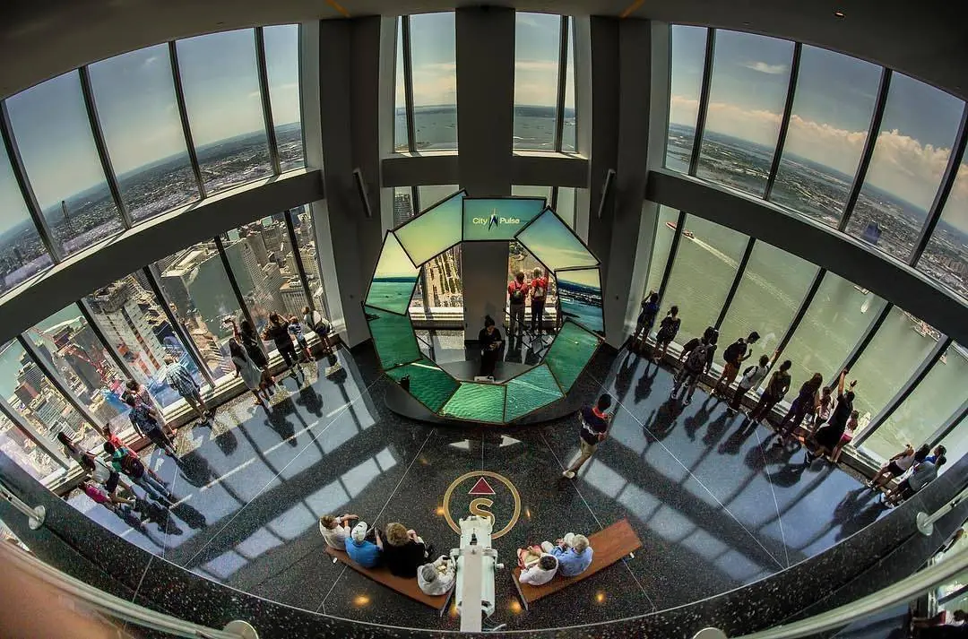 Vue depuis One World Observatory