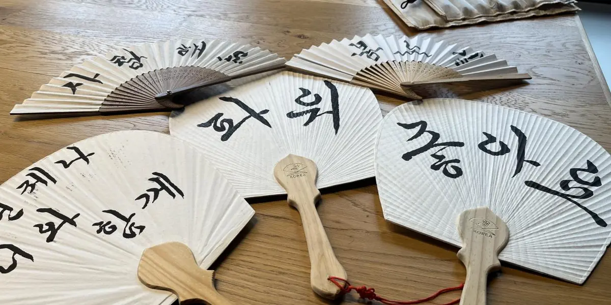Atelier de calligraphie coréenne