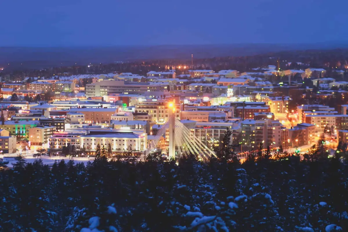 Rovaniemi de nuit