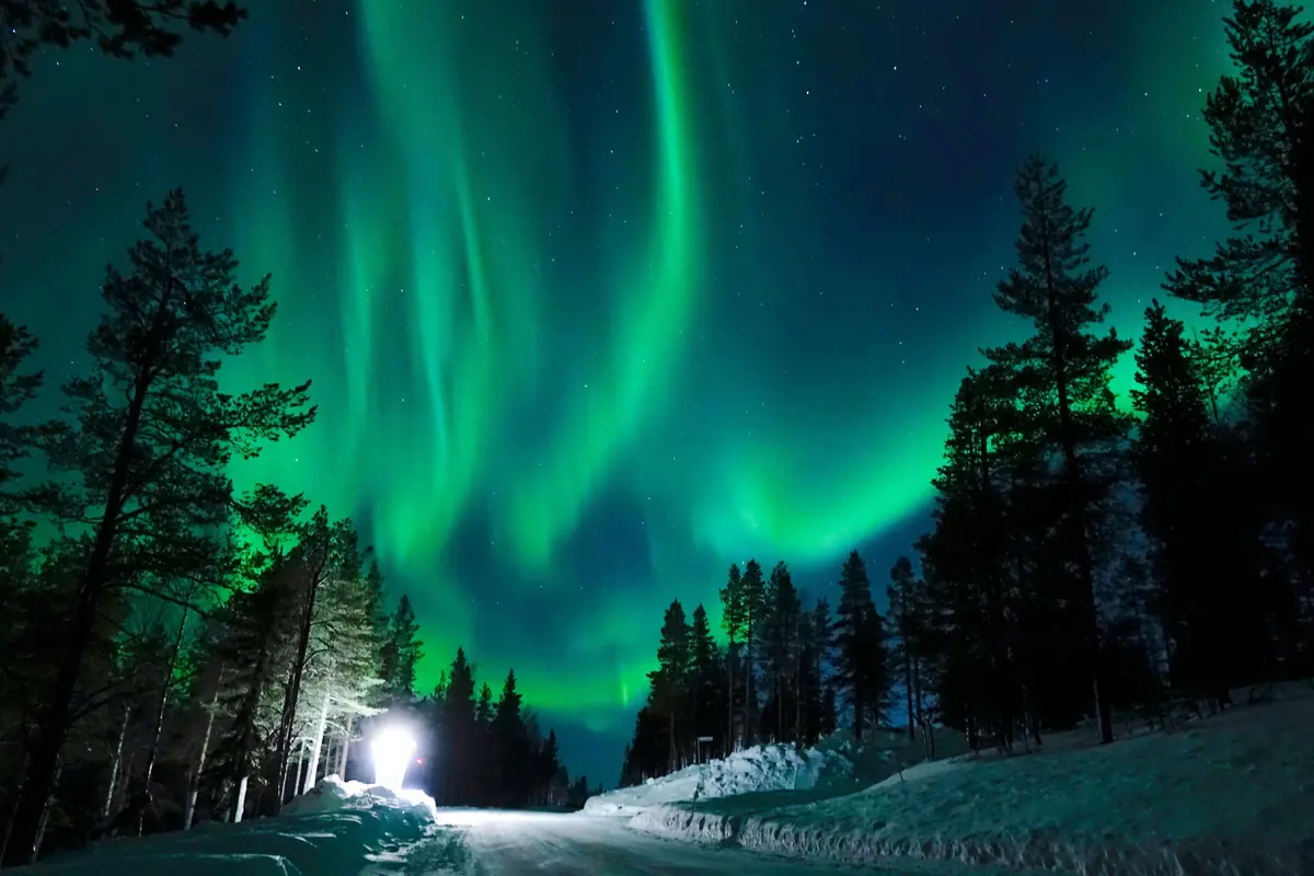 Aurores boréales Rovaniemi